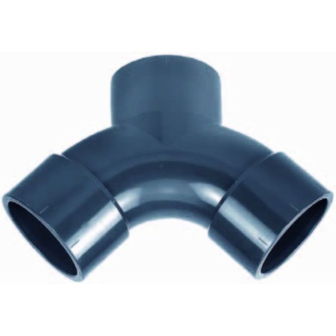 Hovedbilde PVC Y-Buksebend | 45°/45° Ø63mm PN10