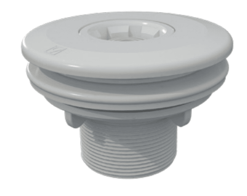 JUSTERBAR INNLØPSDYSE FOR BASSENGVEGG FOLIE