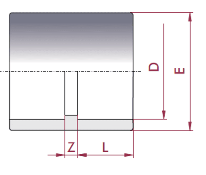 PVC Skjøt Muffe | Ø20mm PN16