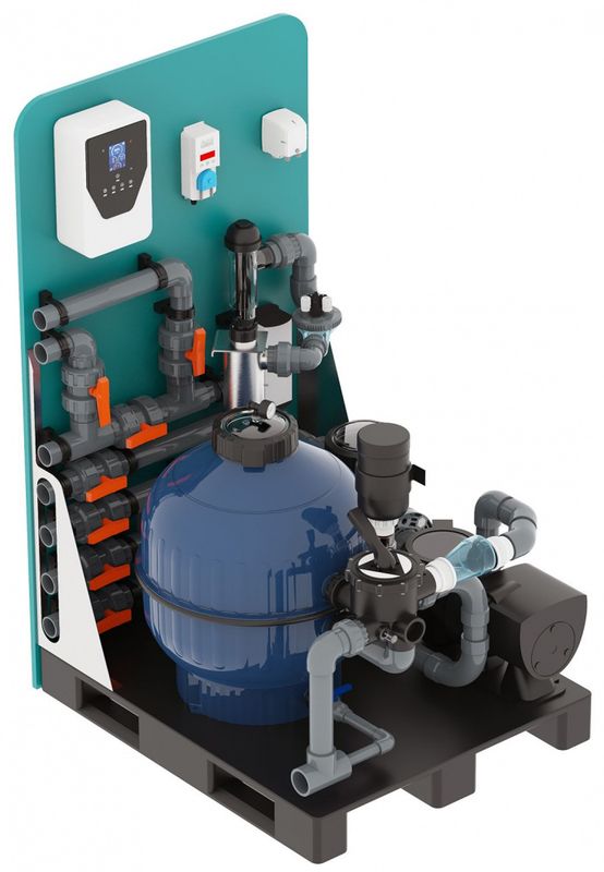 Komplett Plug & Swim Filtersystem For Basseng | Maks 80M³