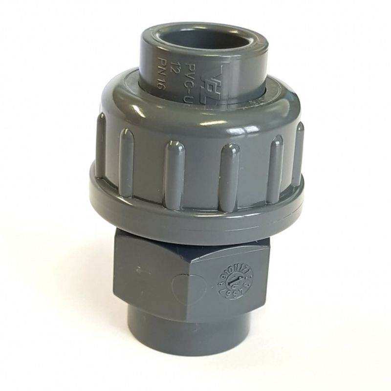 PVC Union 3/3 Lim/Lim | Ø 12mm PN16