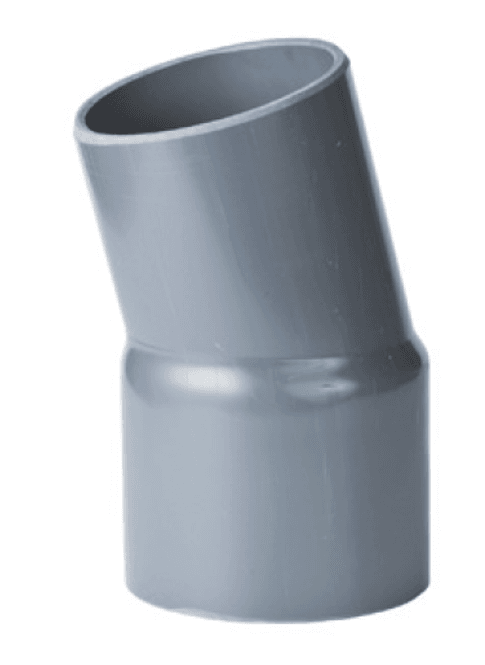 Huvudbild PVC Albue | 15° Ø50mm PN10