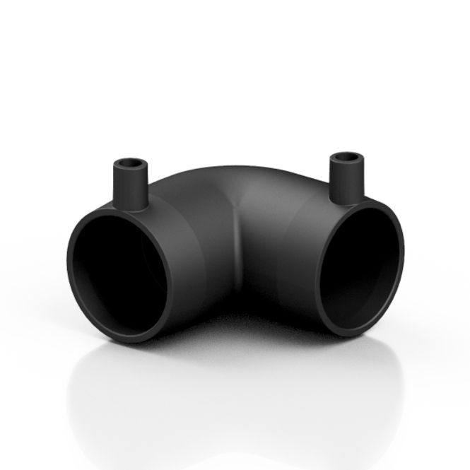 Hovedbillede PE100 ELEKTROSVEIS ALBUE 90° Ø20-180MM